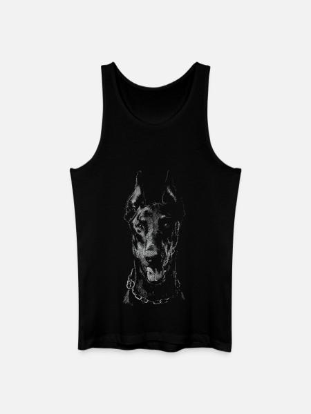Doberman - Débardeur bio Homme - noir