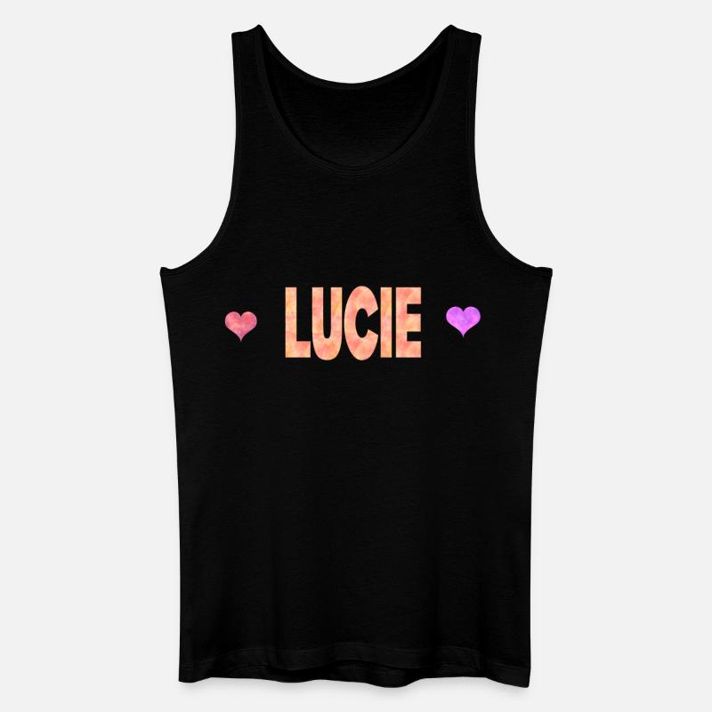 Lucie - Männer Bio Tank Top - Schwarz