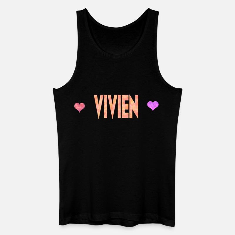 Vivien - Männer Bio Tank Top - Schwarz