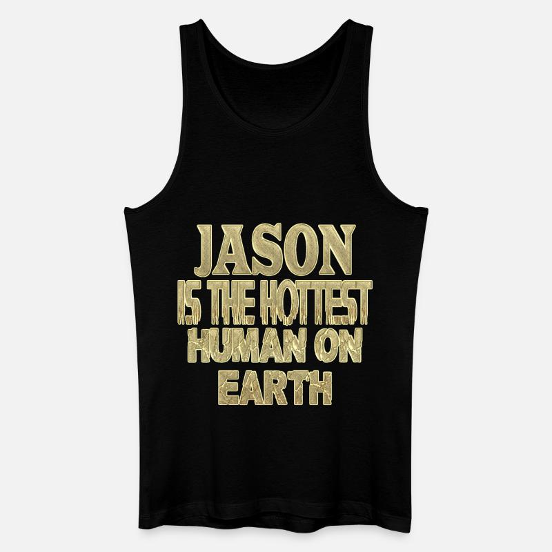 Jason - Männer Bio Tank Top - Schwarz