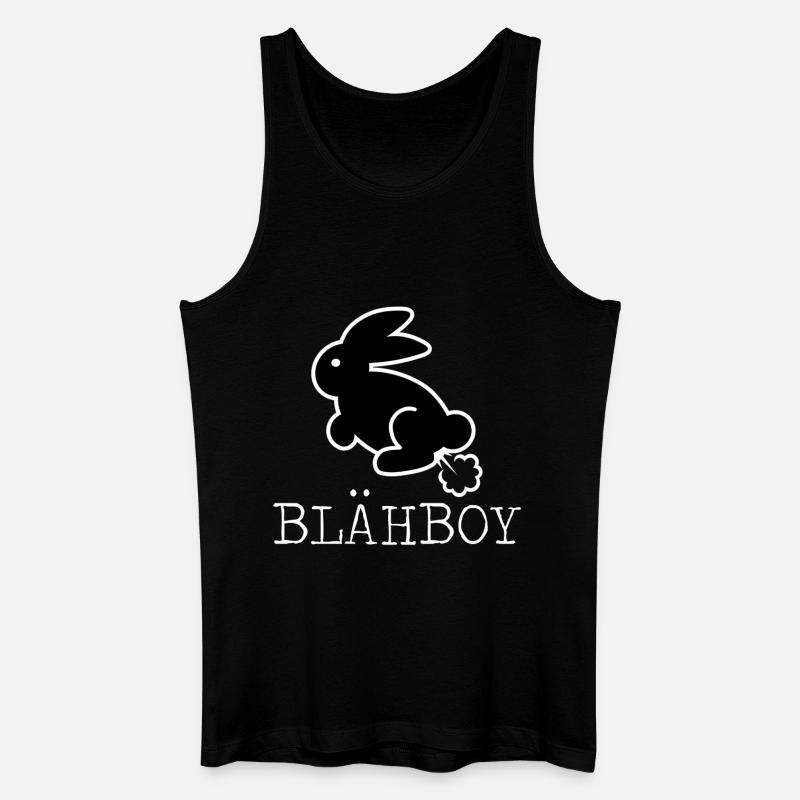 BLÄHBOY - Männer Bio Tank Top - Schwarz