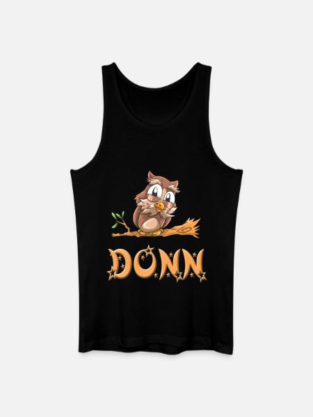 Eule Donn - Débardeur bio Homme - noir