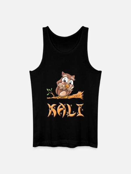 Owl Kali - Men’s Organic Tank Top - black