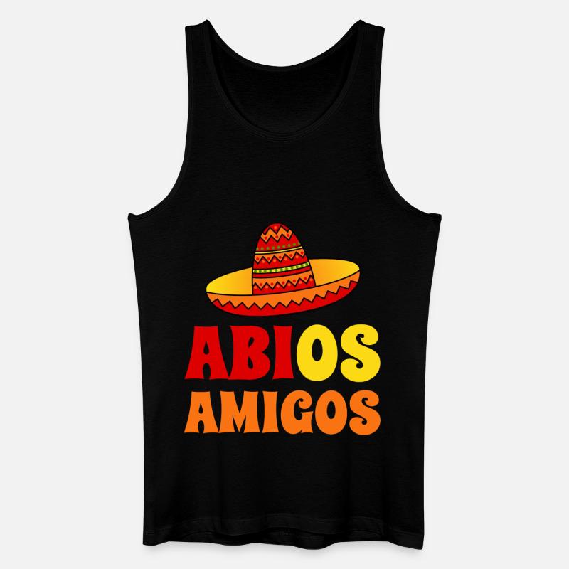 Abitur Abi - Abios Amigos  - Männer Bio Tank Top - Schwarz