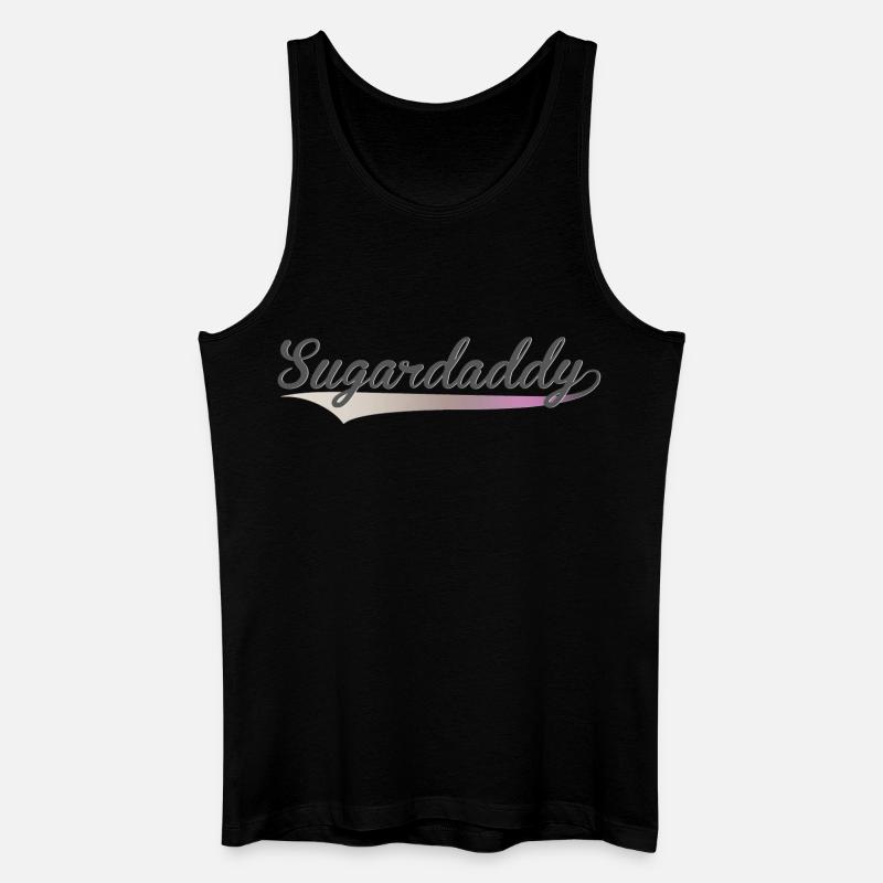 Sugardaddy - Männer Bio Tank Top - Schwarz