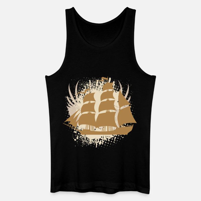 Vector background de - Männer Bio Tank Top - Schwarz