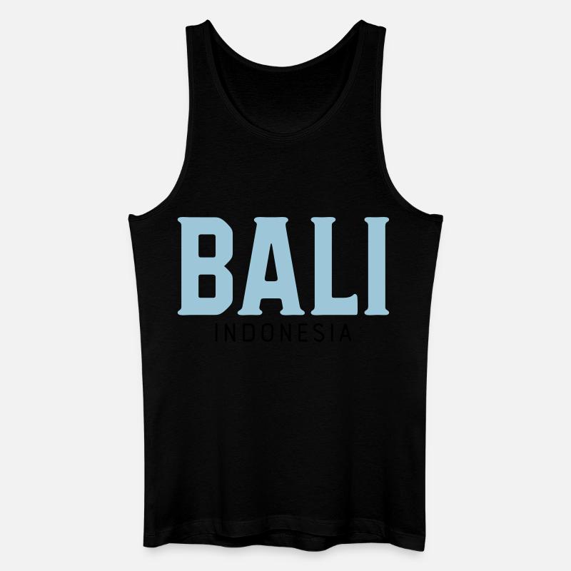 Bali - Männer Bio Tank Top - Schwarz