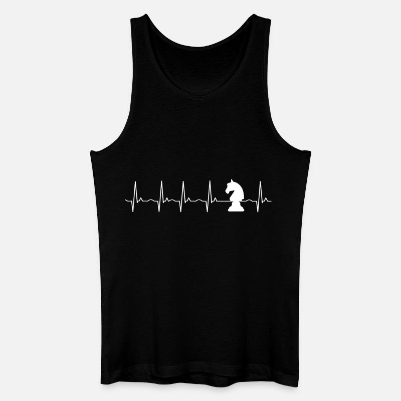 Schach - Männer Bio Tank Top - Schwarz