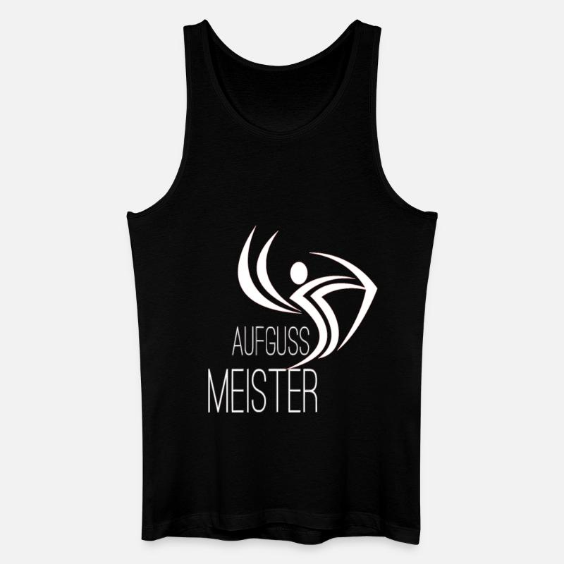 Sauna Aufguss Meister - Männer Bio Tank Top - Schwarz