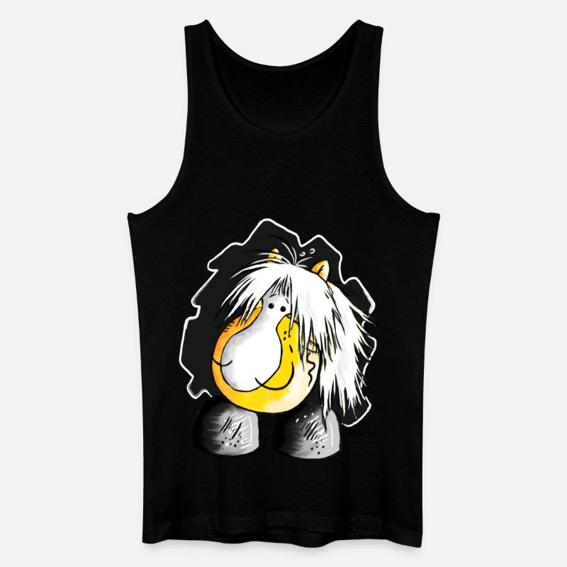 Haflinger - Hafi - Pferd - Männer Bio Tank Top - Schwarz
