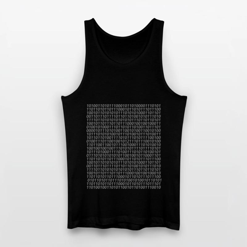 Binary code logo Men’s Organic Tank Top