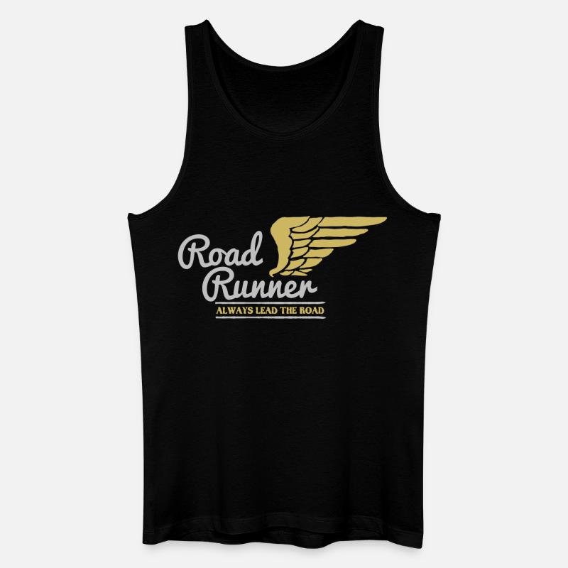 Biker Bild - Männer Bio Tank Top - Schwarz