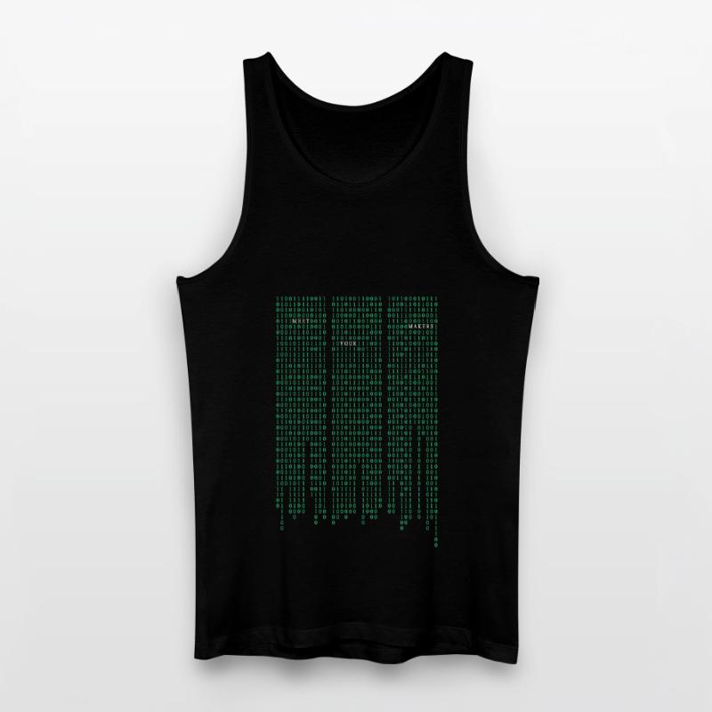 Matrix code Männer Bio Tank Top