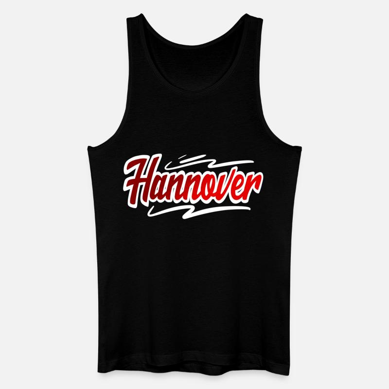 Hannover - Männer Bio Tank Top - Schwarz