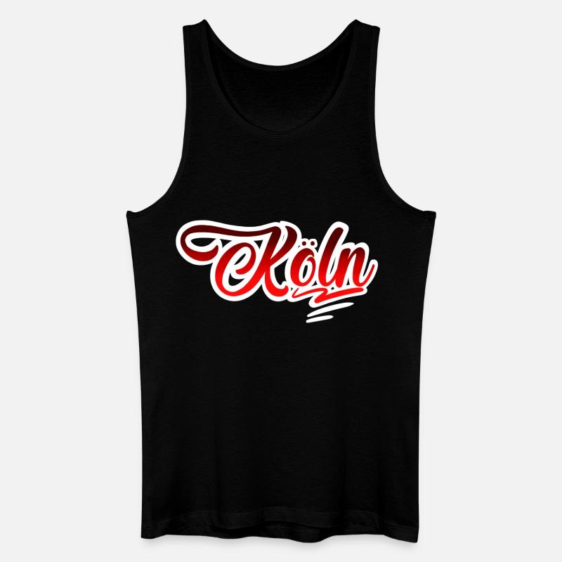 Köln - Männer Bio Tank Top - Schwarz