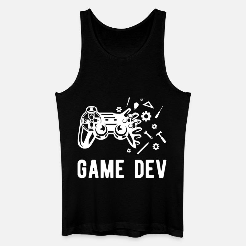 Game Dev - Débardeur bio Homme - noir