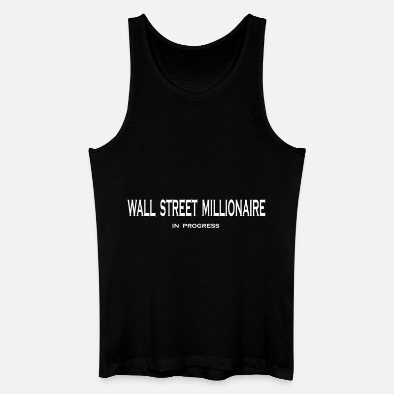 Millionär - Männer Bio Tank Top - Schwarz
