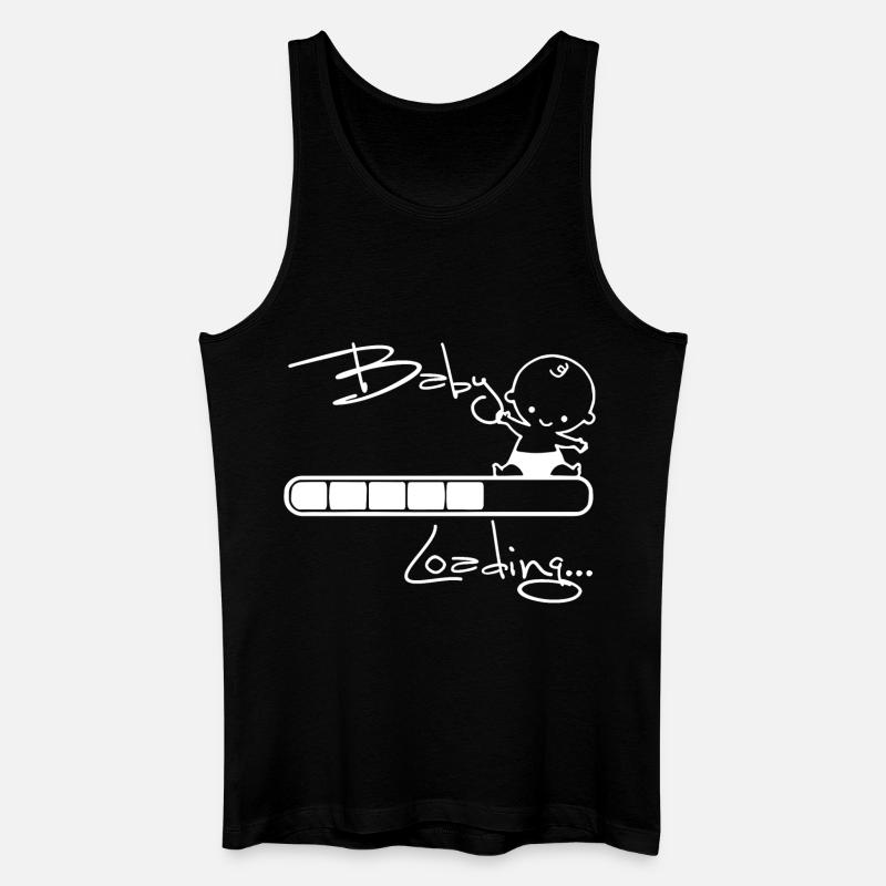 Baby Loading - Männer Bio Tank Top - Schwarz