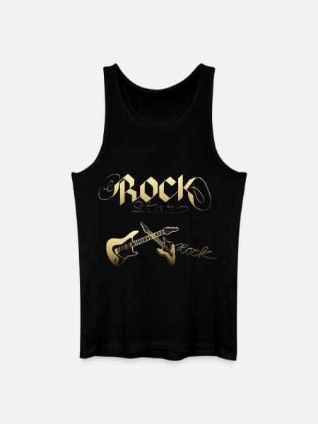 Rock star - Men’s Organic Tank Top - black
