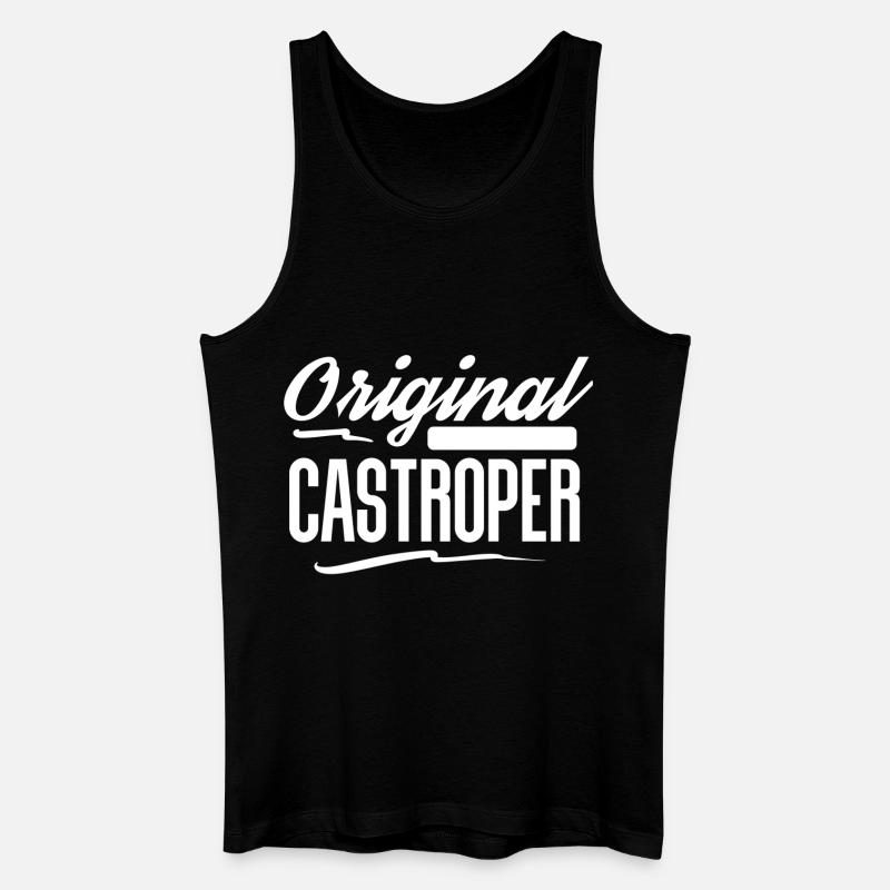 Castrop Rauxel - Männer Bio Tank Top - Schwarz
