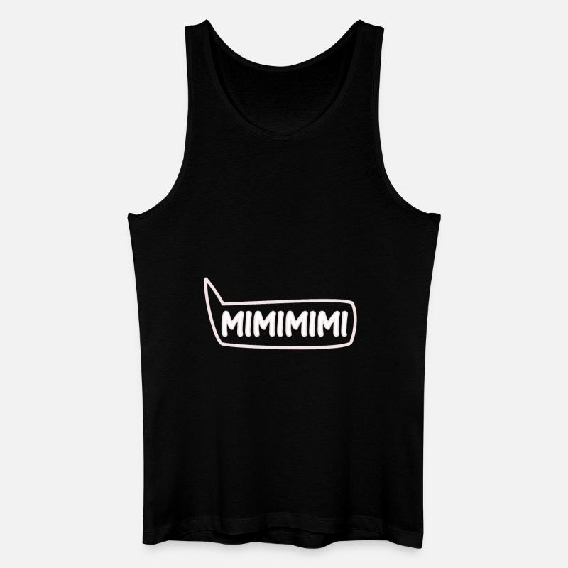 Witzig - Männer Bio Tank Top - Schwarz