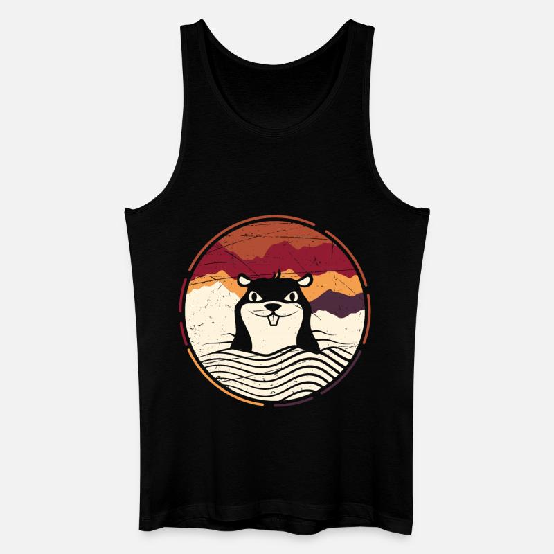 Maulwurf - Männer Bio Tank Top - Schwarz