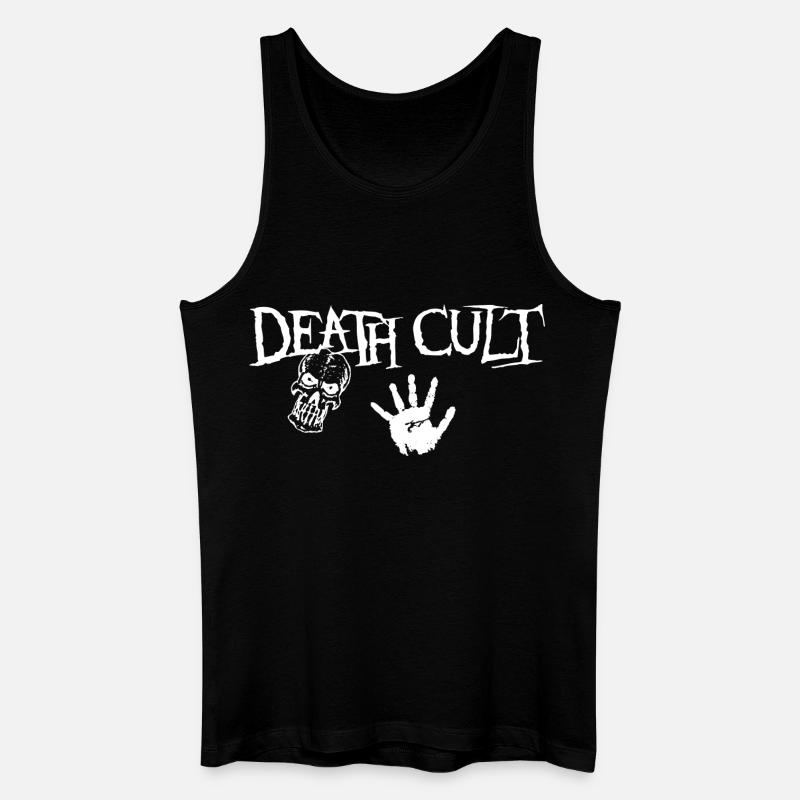 Todeskult, Skull Design - Männer Bio Tank Top - Schwarz