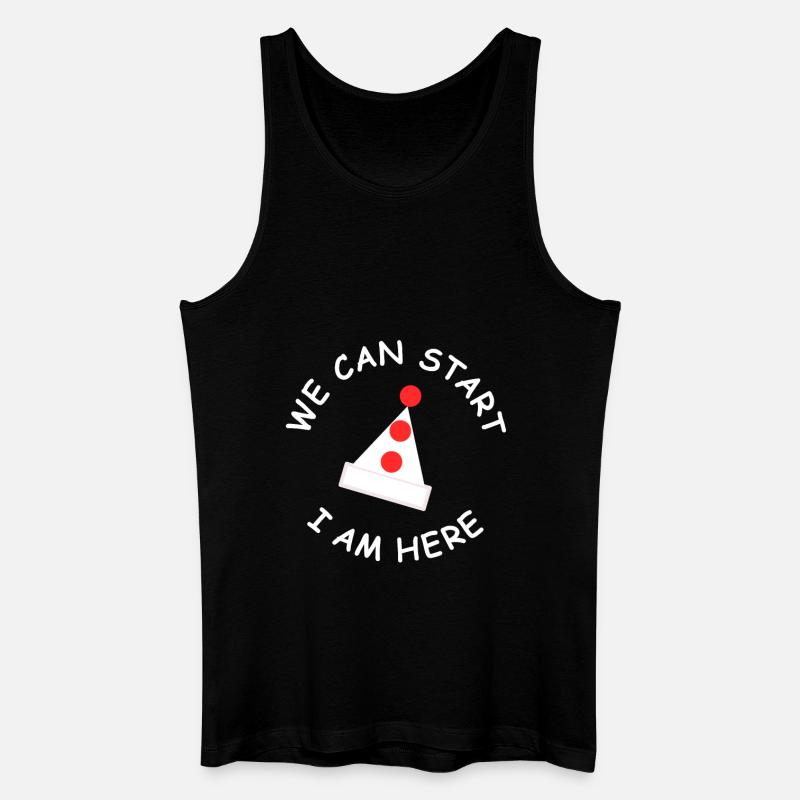 Weihnachts Karneval - Männer Bio Tank Top - Schwarz
