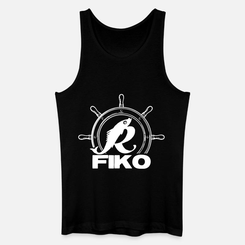 FIKO - Rostock - Männer Bio Tank Top - Schwarz