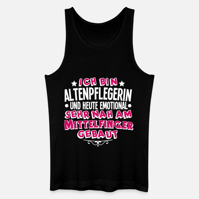 Altenpflegerin - Männer Bio Tank Top - Schwarz