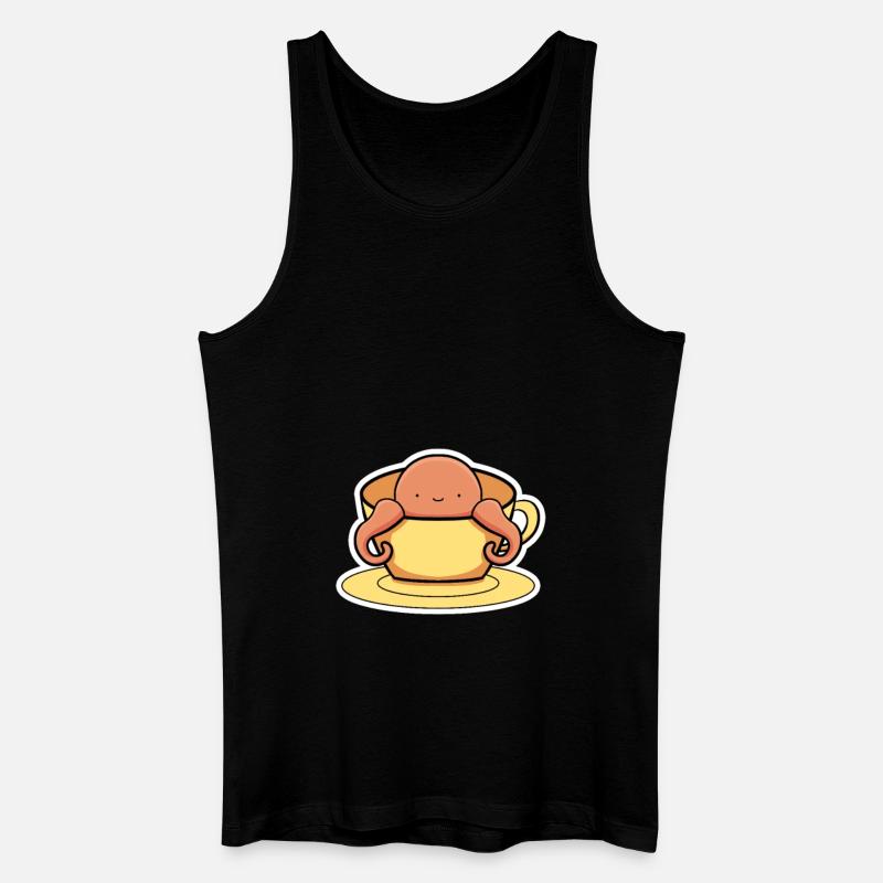 Oktopus - Männer Bio Tank Top - Schwarz
