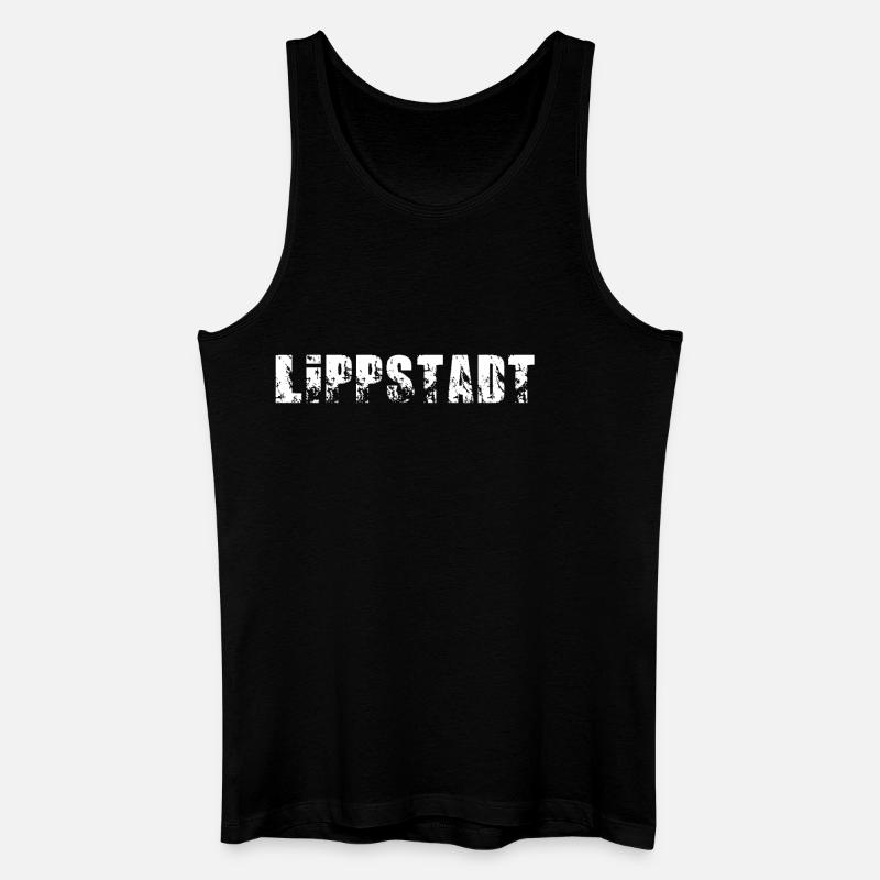 Lippstadt - Männer Bio Tank Top - Schwarz