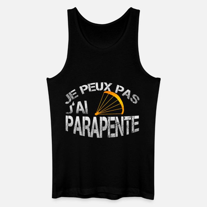 parapente - Männer Bio Tank Top - Schwarz