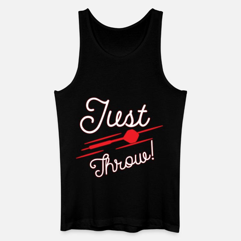 Darts Dart - Männer Bio Tank Top - Schwarz