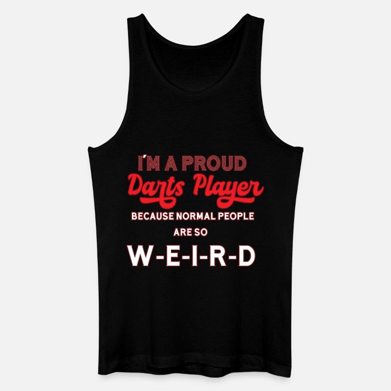 Darts Dart - Männer Bio Tank Top - Schwarz