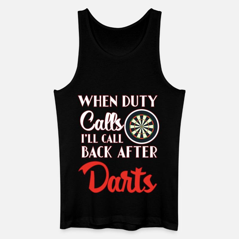 Darts Dart - Männer Bio Tank Top - Schwarz