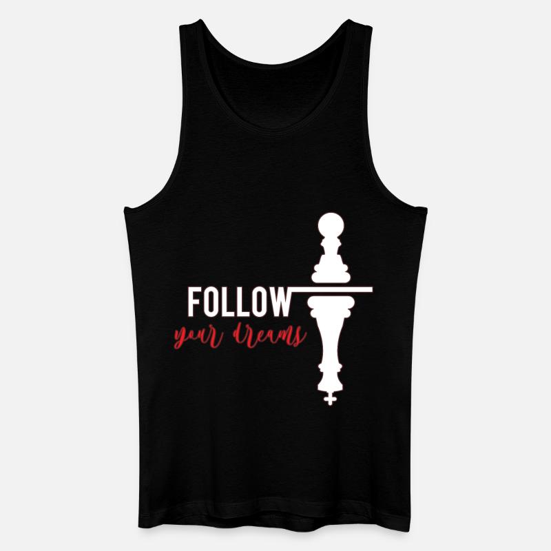 Schach - Männer Bio Tank Top - Schwarz