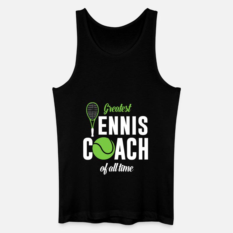 Largest tennis coach ever - Men’s Organic Tank Top - black