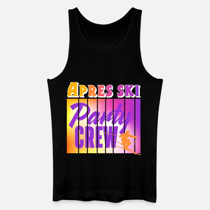 Apres Ski - Männer Bio Tank Top - Schwarz