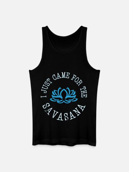 Yoga - Männer Bio Tank Top - Schwarz