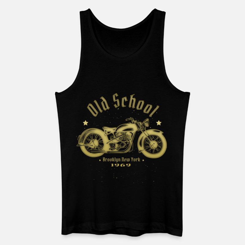 Old School Biker 1969 - Männer Bio Tank Top - Schwarz