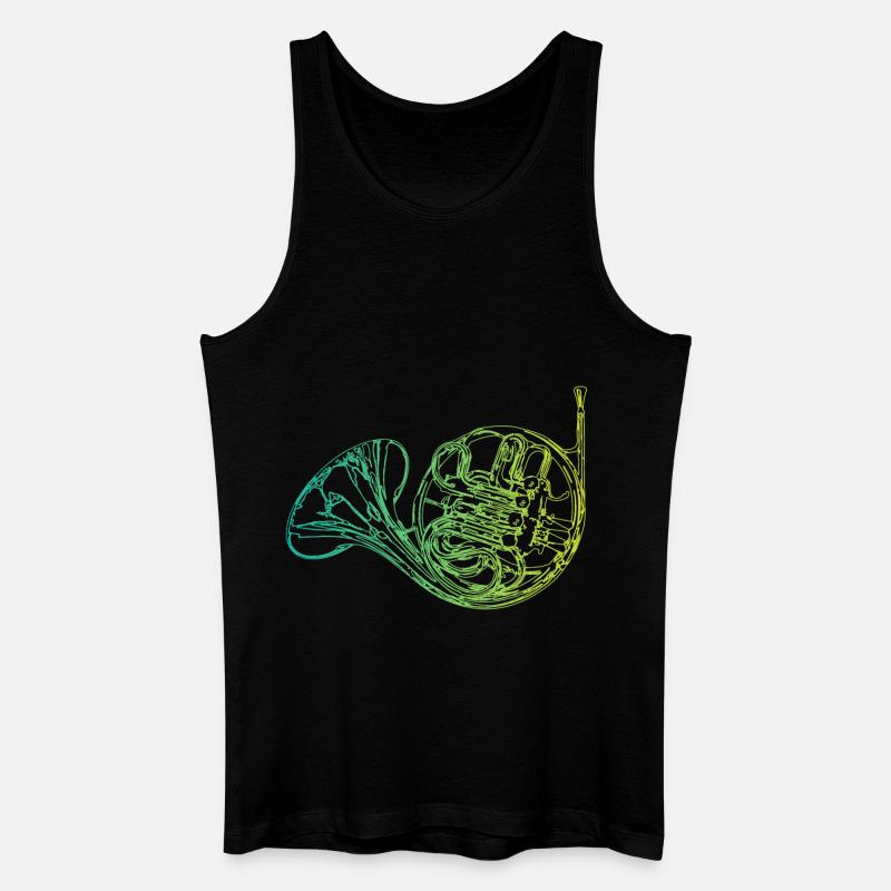 Horn instrument - Men’s Organic Tank Top - black