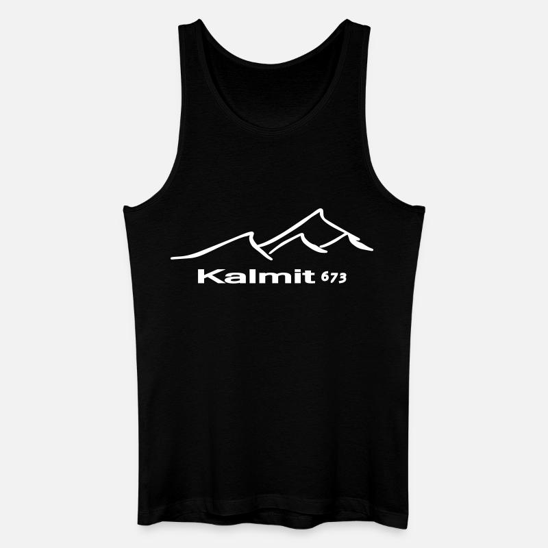 Kalmit Berg - Männer Bio Tank Top - Schwarz