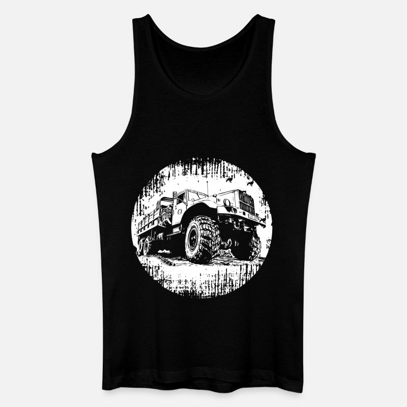KRAZ LKW - Männer Bio Tank Top - Schwarz
