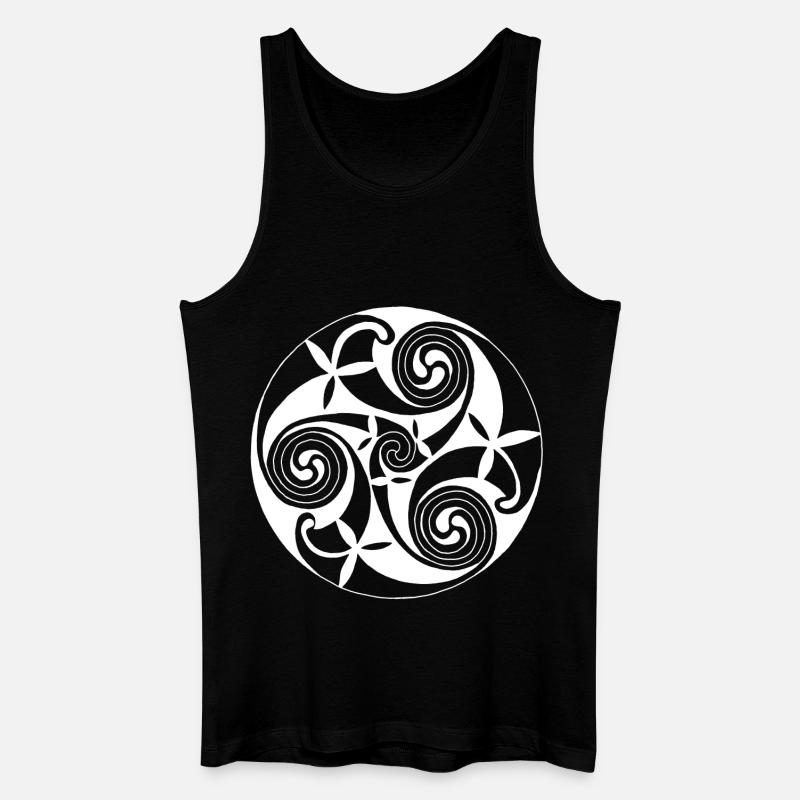 Natursymbol - Männer Bio Tank Top - Schwarz