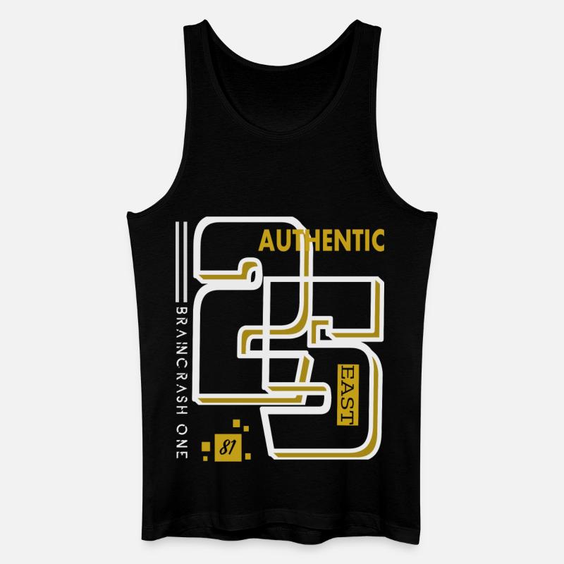 Ost 25 Style - Männer Bio Tank Top - Schwarz