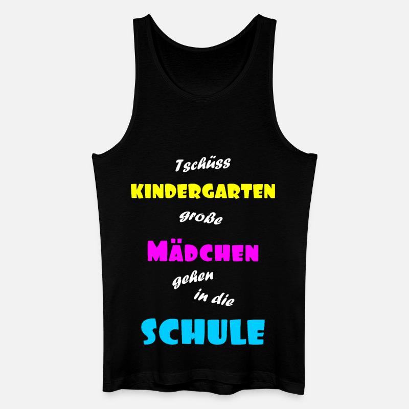 Einschulung Maedchen - Männer Bio Tank Top - Schwarz