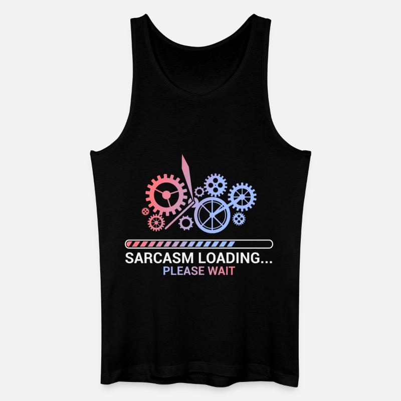 Computer - Männer Bio Tank Top - Schwarz