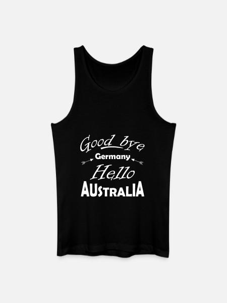 Hello Australia - Men’s Organic Tank Top - black