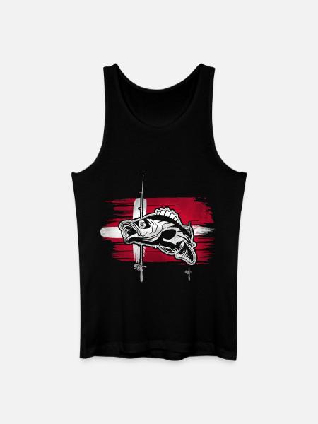 Denmark fishing - Men’s Organic Tank Top - black